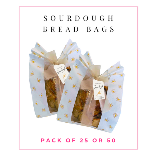 SOURDOUGH BREAD BAGS: DAISY