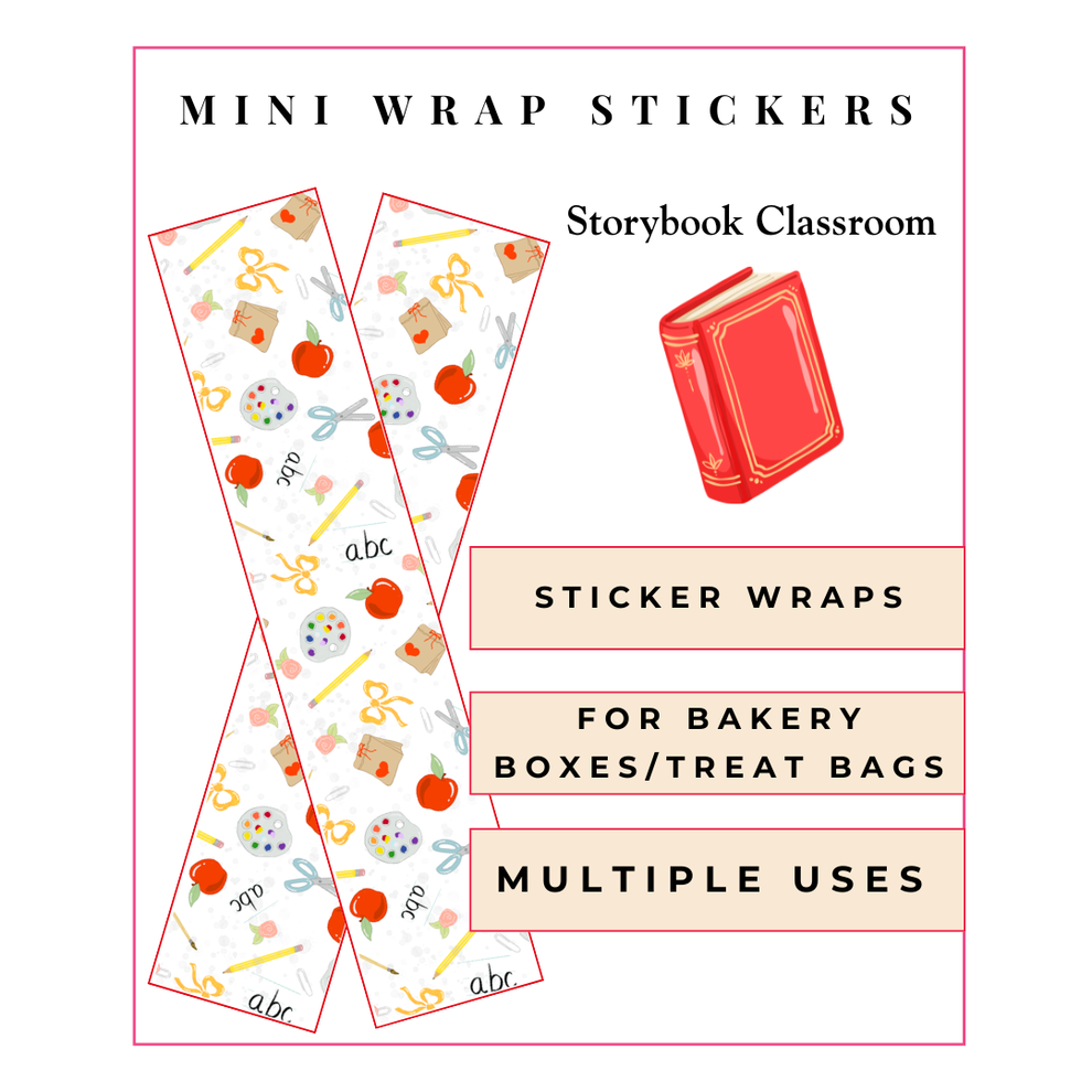 MINI Wrap Stickers: Storybook Classroom – The Pink Crumbb
