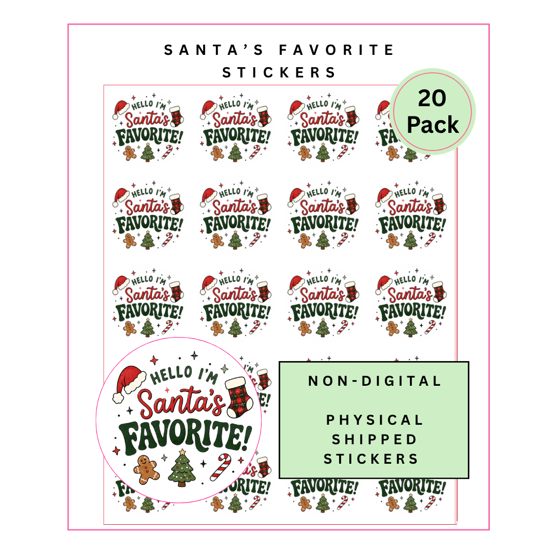 Pre-Sale: Santa's Favorite Stickers