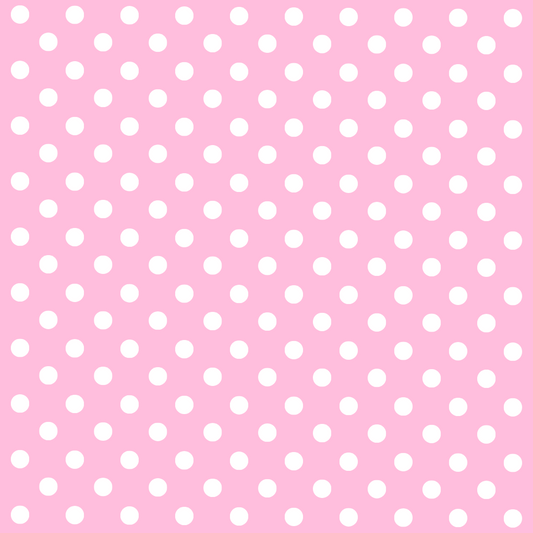 Polka Dot Pink/White Greaseproof Paper