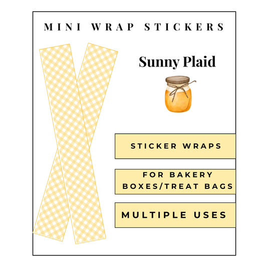 MINI Wrap Stickers: Sunny Plaid
