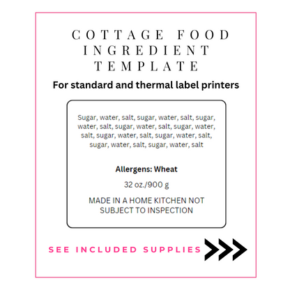 DIGITAL: Sourdough Editable Labels & Tags