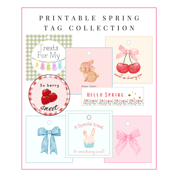 Spring/Easter Tag Collection (Free for Members) – The Pink Crumbb