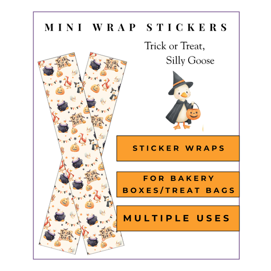 MINI Wrap Stickers: Trick or Treat, Silly Goose
