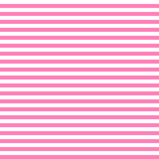 Pink and White Striped Greaseproof Paper