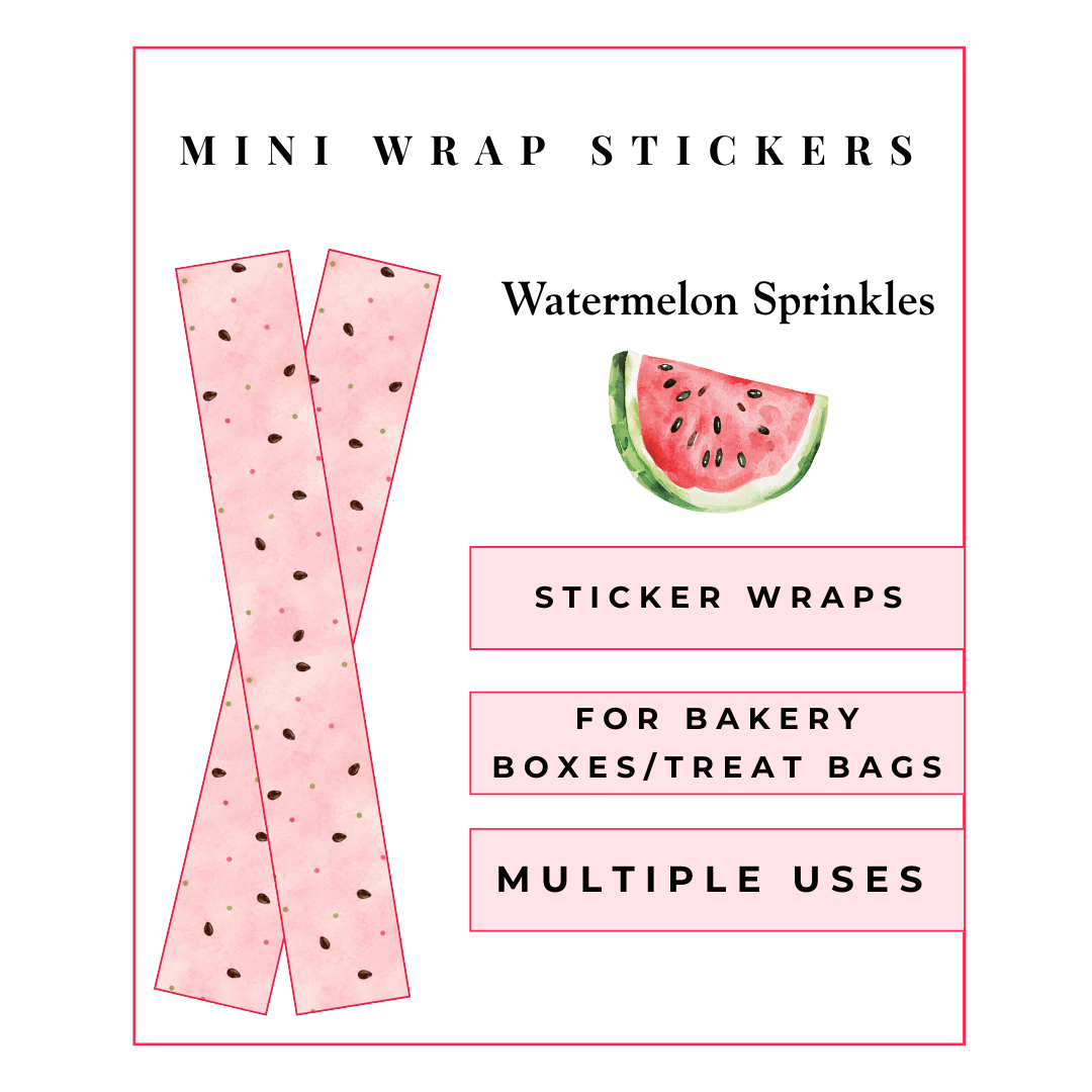 MINI Wrap Stickers: Watermelon Sprinkles