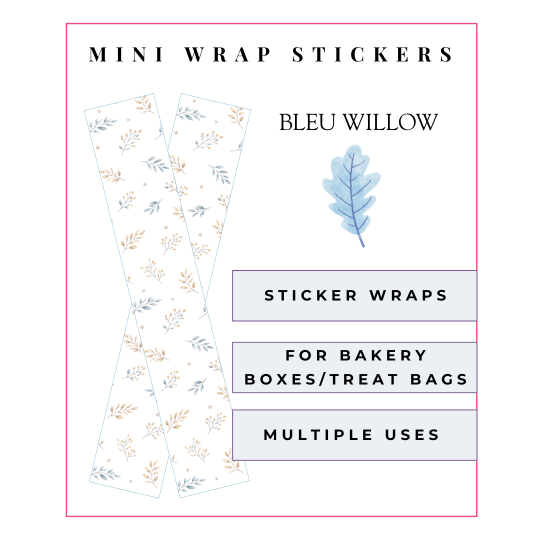 MINI Wrap Stickers: Bleu Willow