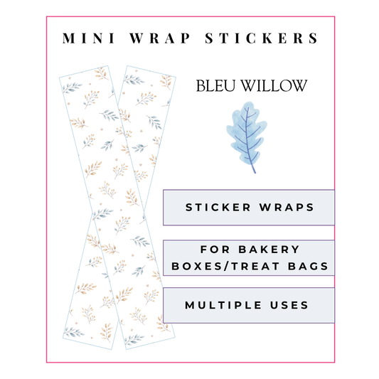 MINI Wrap Stickers: Bleu Willow
