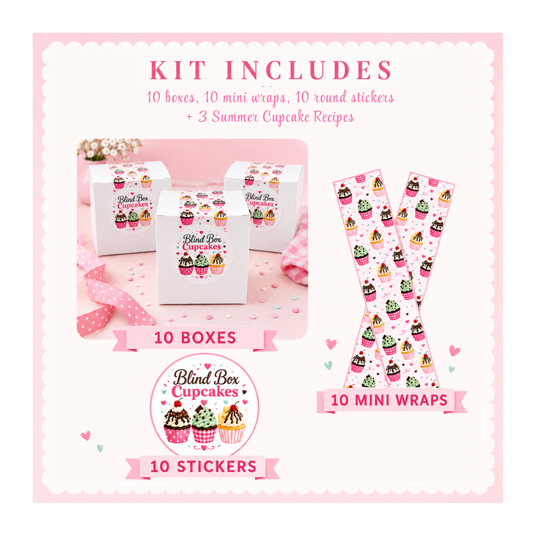 Blind Box Cupcakes: Full Kit