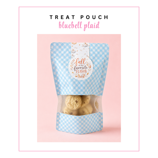(PS) Dry Food Pouches: BLUEBELL PLAID
