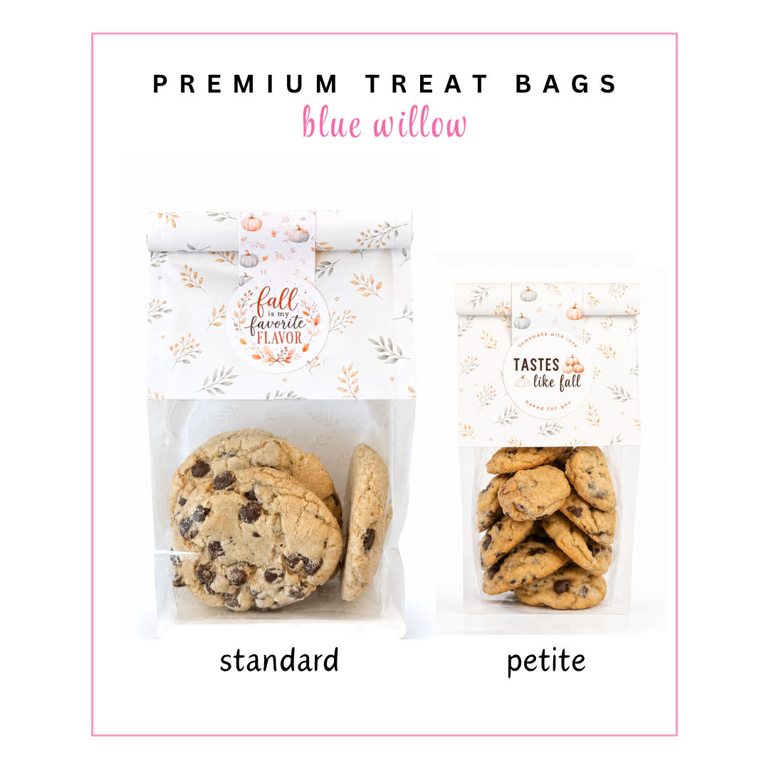 (PS) Premium Treat Bags: Bleu Willow