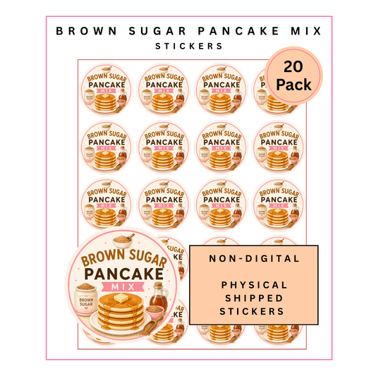 Physical Stickers: Brown Sugar Pancakes