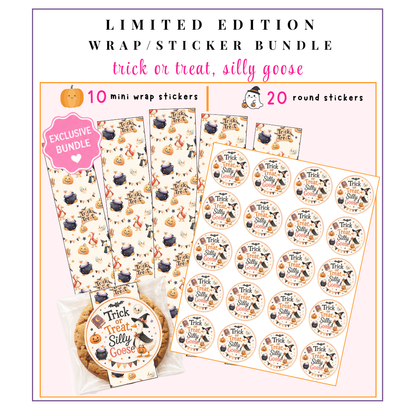 Wrap/Sticker Bundle: Trick or Treat, Silly Goose