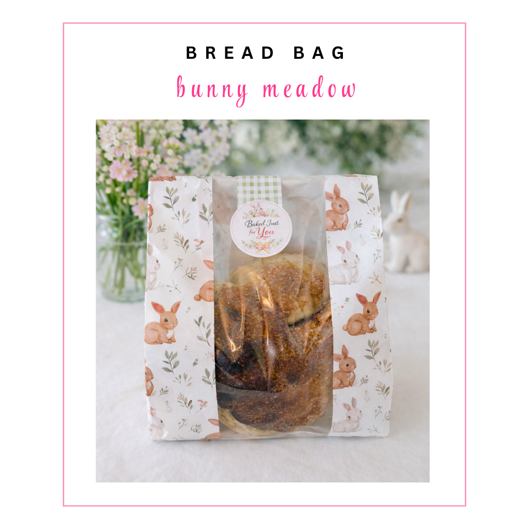 BREAD BAGS: Bunny Meadow