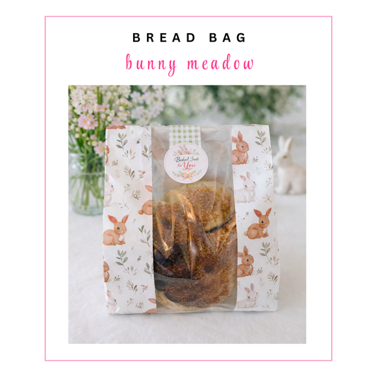 BREAD BAGS: Bunny Meadow