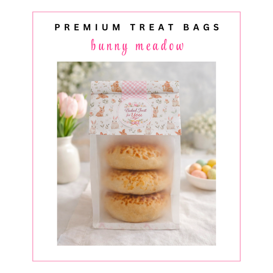 Premium Treat Bags: Bunny Meadow
