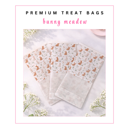 Premium Treat Bags: Bunny Meadow