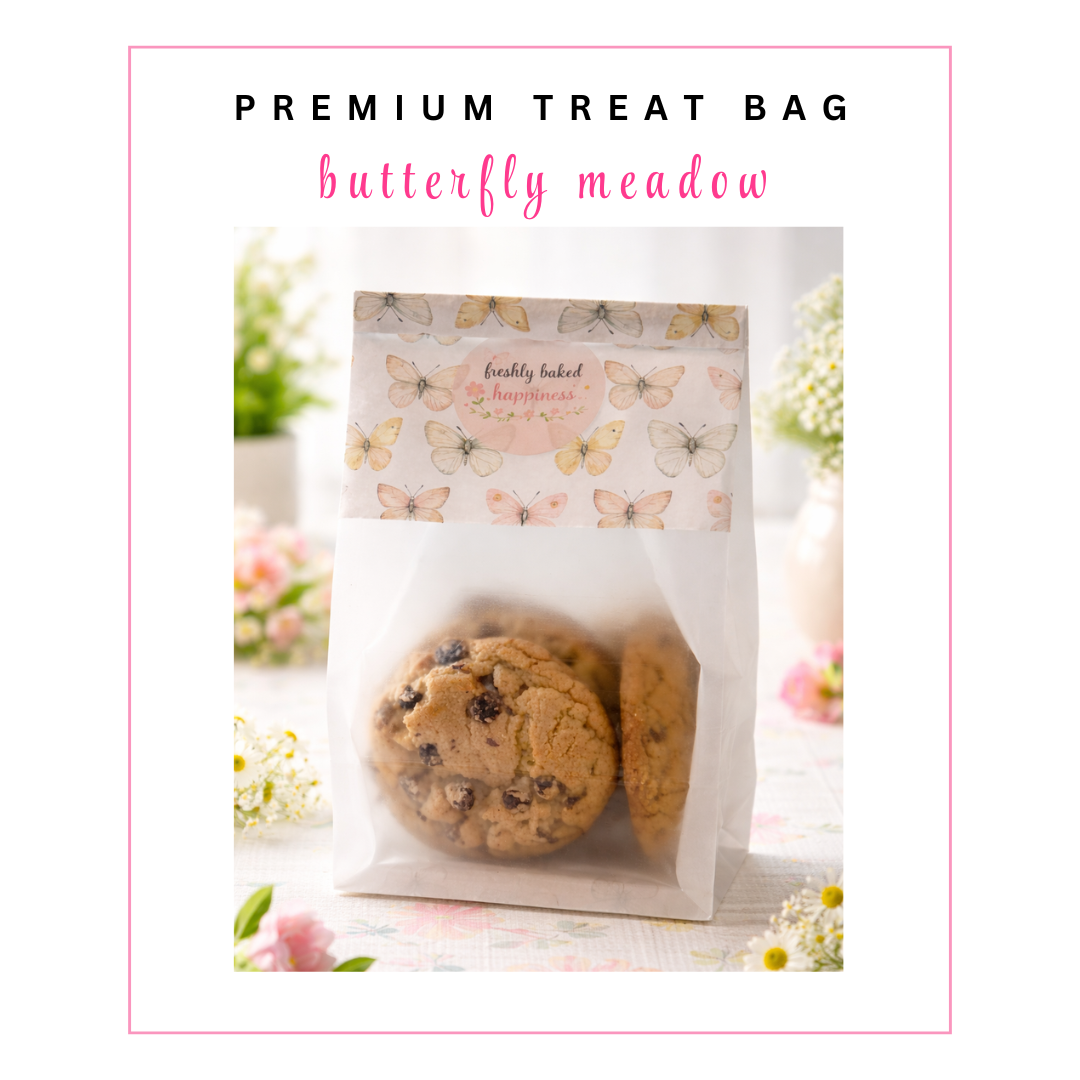 Premium Treat Bags: Butterfly Meadow