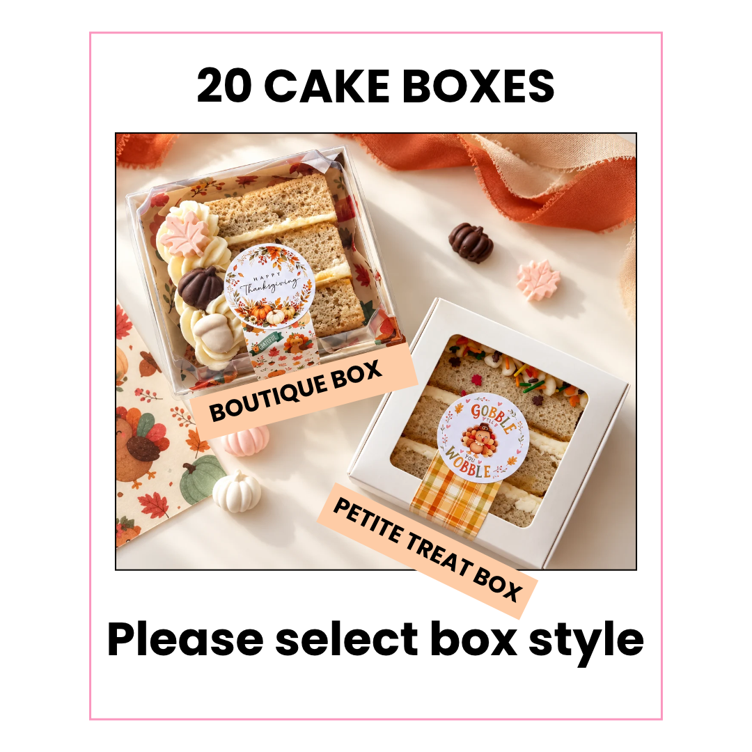 Thanksgiving Cake Slice Kit Bundle Plus Instructional Guide