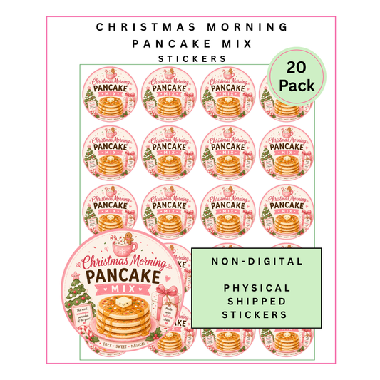 Physical Stickers: Christmas Morning Pancakes