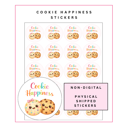 Physical Stickers: Cookie Happiness