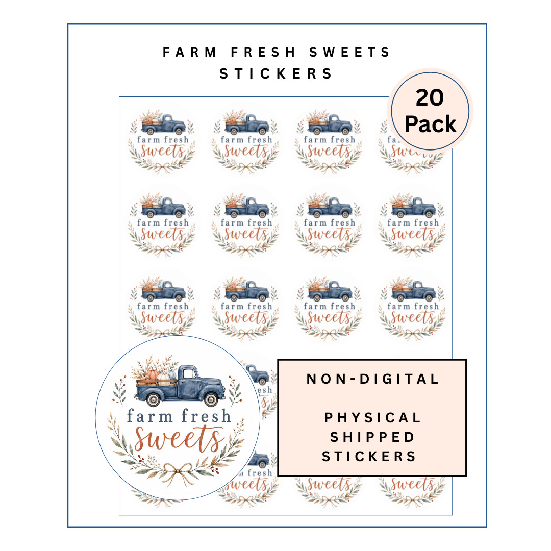 Physical Stickers: Farm Fresh Sweets