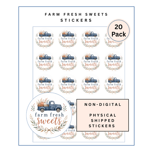 Physical Stickers: Farm Fresh Sweets