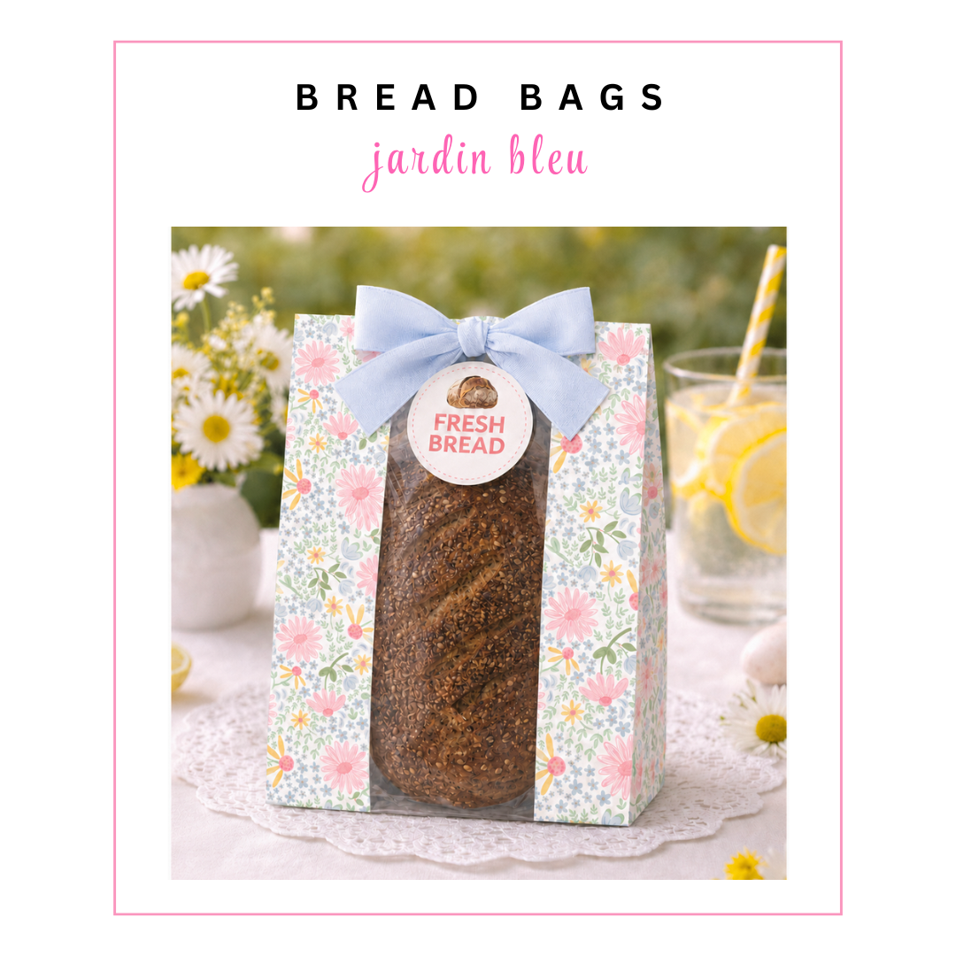 BREAD BAGS: Jardin Blue