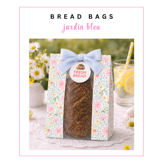 BREAD BAGS: Jardin Blue