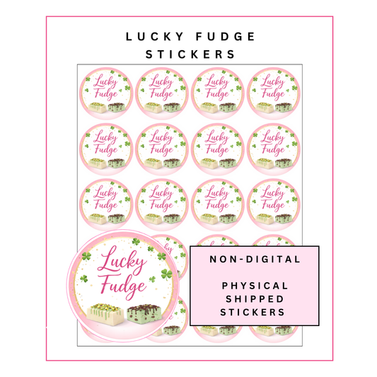 Physical Stickers: Lucky Fudge