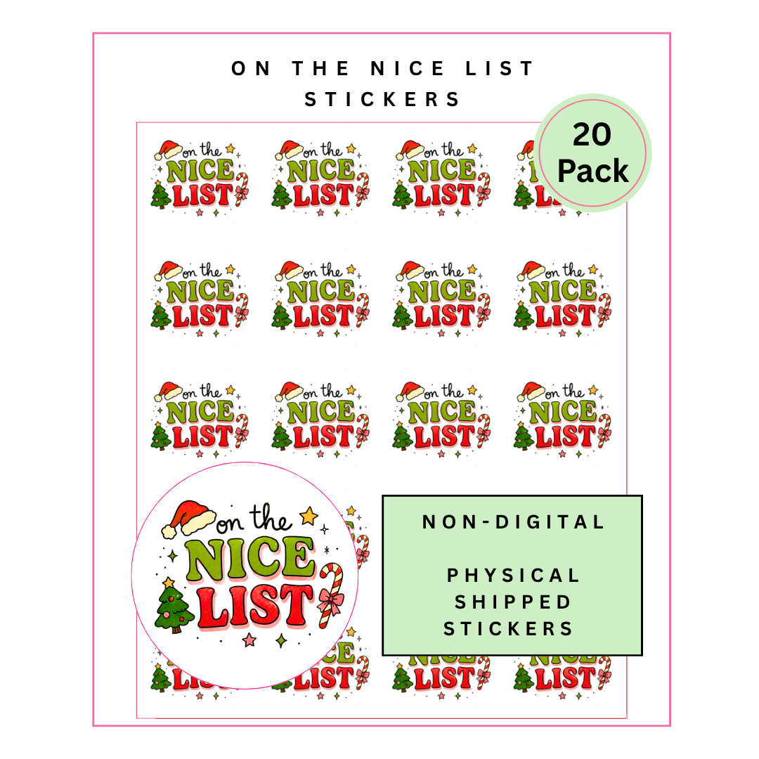 Pre-Sale: On the Nice List Stickers