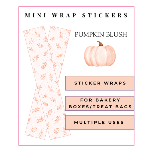 MINI Wrap Stickers: Pink Willow