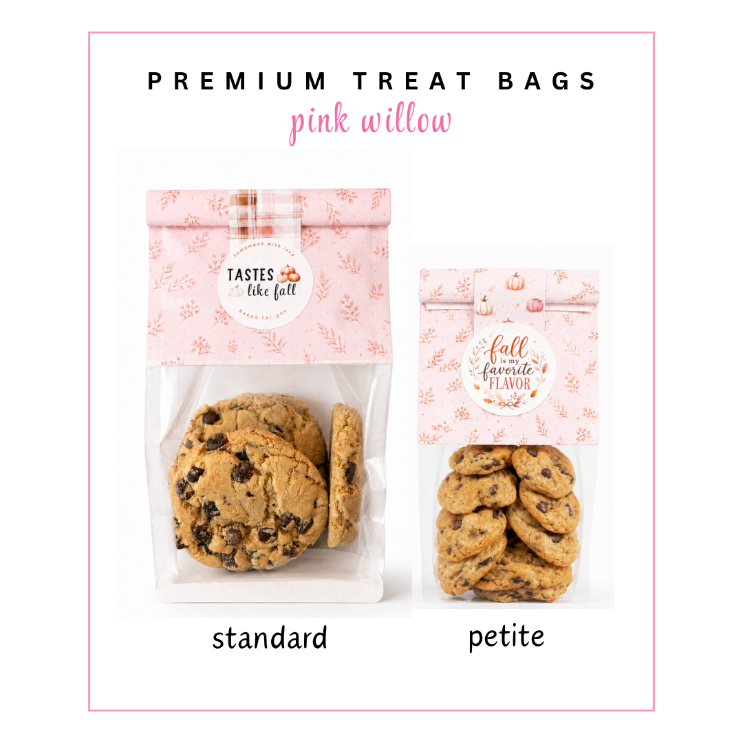 (PS) Premium Treat Bags: Pink Willow