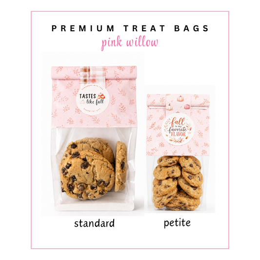 (PS) Premium Treat Bags: Pink Willow
