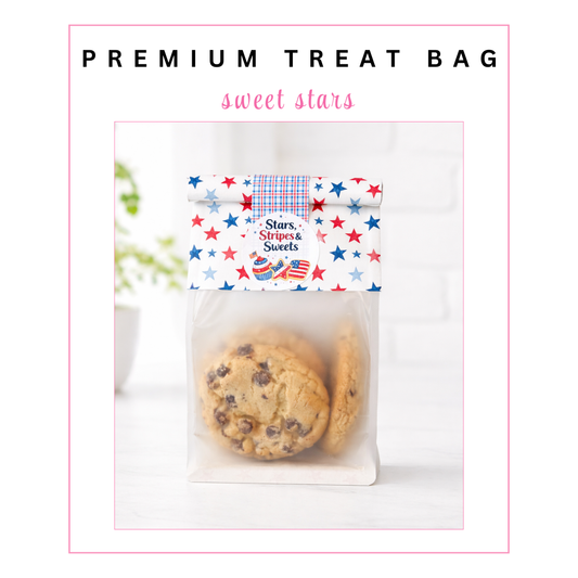 Premium Treat Bags: Sweet Stars