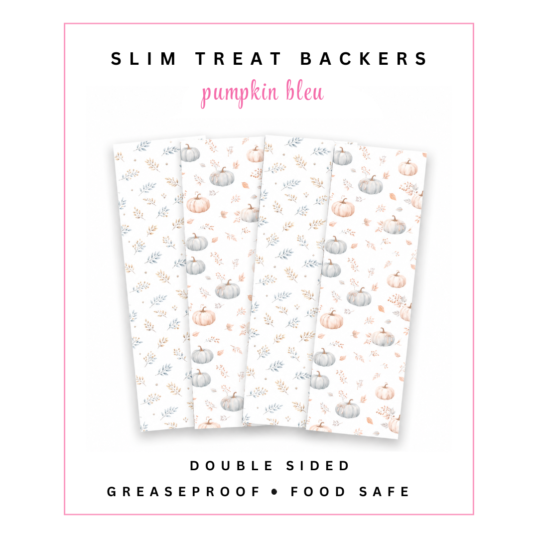Slim Treat Backers - Pumpkin Bleu