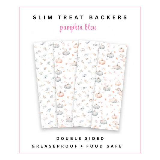 Slim Treat Backers - Pumpkin Bleu