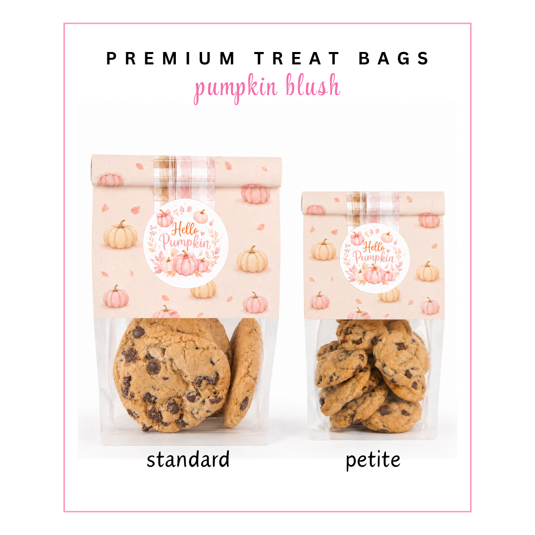 (PS) Premium Treat Bags: Pumpkin Blush