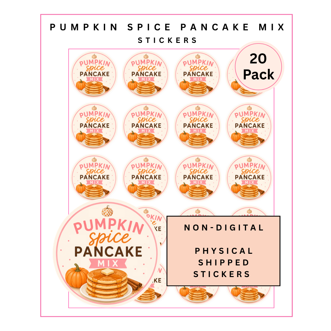 Physical Stickers: Pumpkin Spice Pancakes