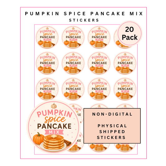Physical Stickers: Pumpkin Spice Pancakes