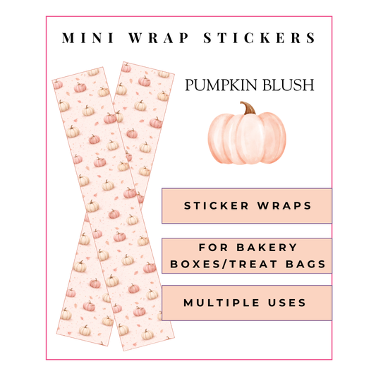 MINI Wrap Stickers: Pumpkin Blush