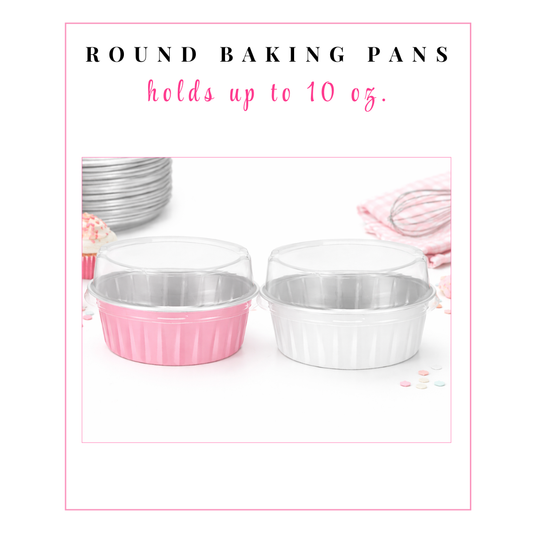 Round Baking Pans with Lids
